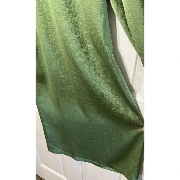 Micas Olive Green Wide Leg High Waist Dressy‎ Palazzo Pants - Size XL - Picture 5 of 10